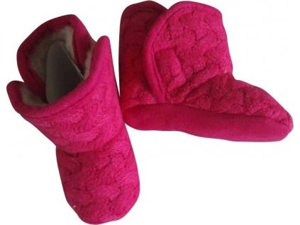 kojenecké capáčky zimní, Pidilidi, PD0555-07, fuchsia (Velikost 62/68, SizeAge 3-6m)