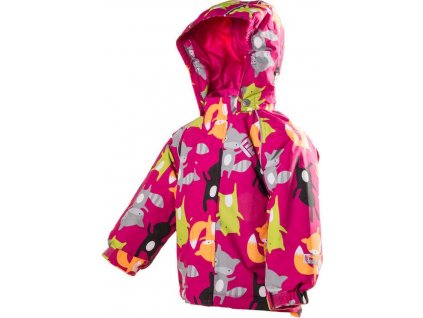 bunda dětská zimní nepromokavá, Pidilidi, PD1039-01, holka (Velikost 80, SizeAge 1rok)