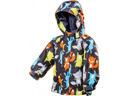 bunda dětská zimní nepromokavá, Pidilidi, PD1039-02, kluk (Velikost 80, SizeAge 1rok)