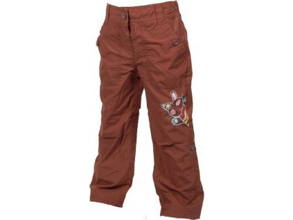 kalhoty roll up, Bugga, PD340, hnědá (Velikost 80, SizeAge 1rok)