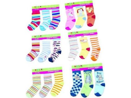 dětské kojenecké ponožky  (2/3r.), Pidilidi, PD111, mix