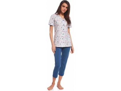 Dámské pyžamo Cornette 696 (Velikost XXL, Vzor 6960108)