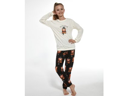 Dívčí pyžamo Cornette dlouhý rukáv 594 (Velikost_deti 122/128, Vzor 594108)