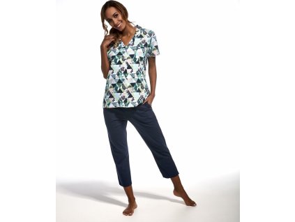 Dámské pyžamo Cornette 347 (Velikost S, Vzor 3470152)