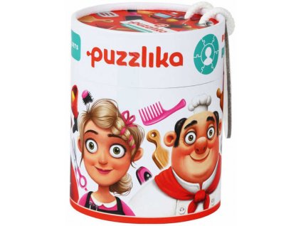 PUZZLIKA Baby puzzle Profese 2. 3v1 skládačka kruhová 21 dílků