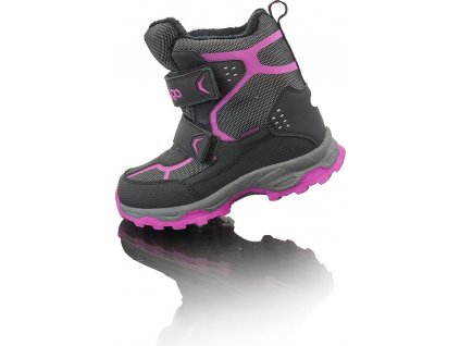 dívčí zimní boty WALE, Bugga, B00169-03, růžová (Velikost 25)