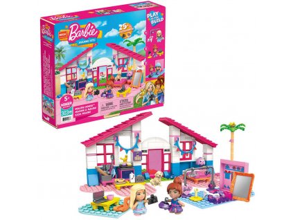 MEGA CONSTRUX Barbie Dům snů Dreamhouse set se 2 figurkami STAVEBNICE