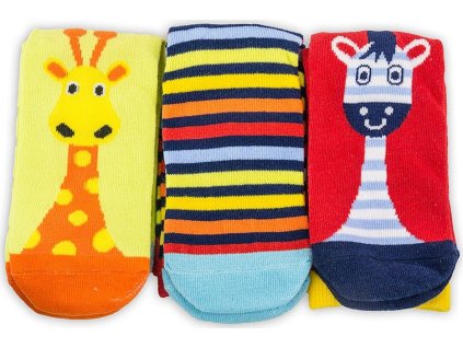 veselé ponožky FUNNY chlapecké - 3pack, Pidilidi, PD0140-02, kluk