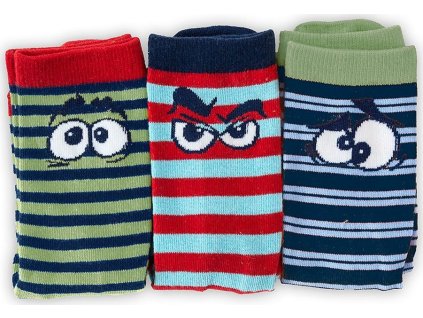 veselé ponožky FUNNY chlapecké - 3pack, Pidilidi, PD0141-02, kluk