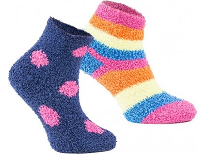 ponožky dívčí FLUFFY - 2pack, Pidilidi, PD0144-01, holka (Velikost 27-30)