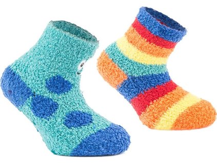 ponožky chlapecké FLUFFY s protiskluzem - 2pack, Pidilidi, PD0148-02, kluk (Velikost 2-3y)