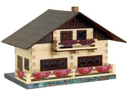 WALACHIA Alpský dům W43 Hobby Kit DŘEVĚNÁ STAVEBNICE