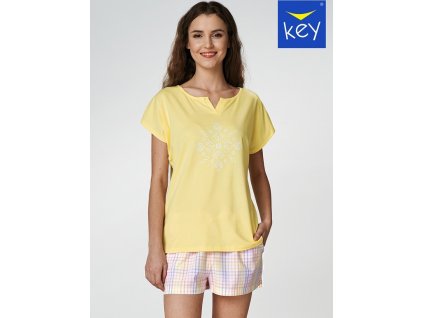 Pyžamo Key krátké LNS 420 (Velikost M, Vzor 420)