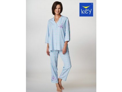 Pyžamo Key dlouhé propínací LNS 412