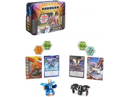 Bakugan plechový box set s exkluzivním Bakuganem S4 a doplňky s překvapením