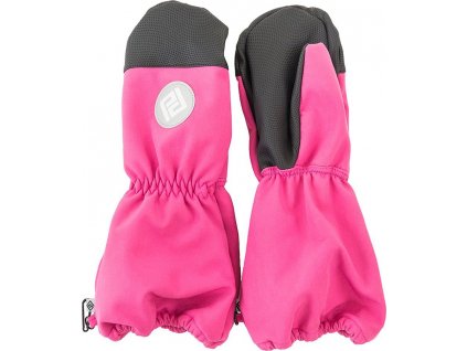 rukavice dívčí softshellové palcové, Pidilidi, PD1128-03, růžová (SizeAge 2roky, Velikost 2)