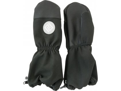 rukavice dětské softshellové palcové, Pidilidi, PD1128-10, černá