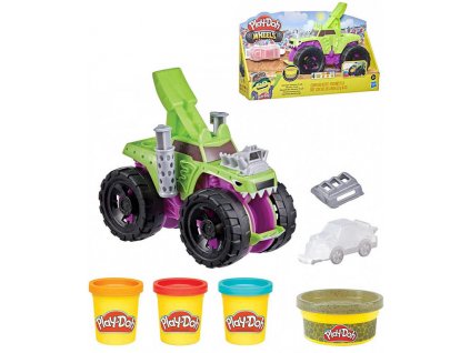 HASBRO PLAY-DOH Wheels auto monster truck herní set modelína s nástroji