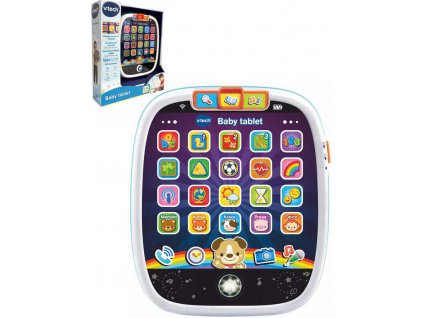 Vtech Baby tablet interaktivní naučný na baterie Světlo Zvuk CZ plast