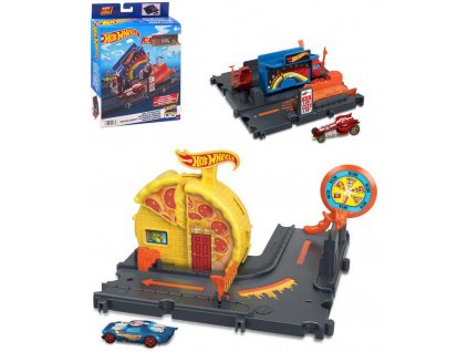 MATTEL HOT WHEELS City Zábava ve městě herní set s autíčkem 2 druhy