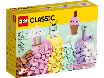 LEGO CLASSIC Pastelová kreativní zábava 11028 STAVEBNICE