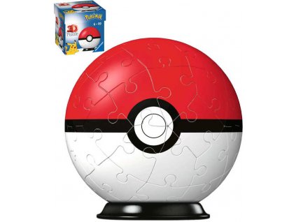 RAVENSBURGER Puzzleball 3D Pokeball skládačka 54 dílků Pokémon III.