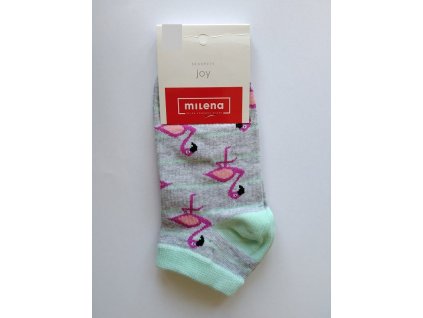 Dívčí ponožky nízké Milena Plameňák