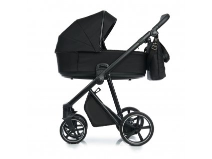 Kombinovaný kočárek Roan Ivi True Black  2026