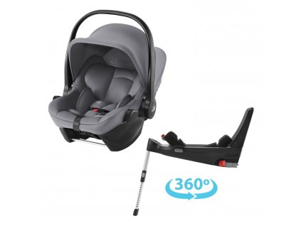 Autosedačka Britax set Baby-Safe Core + Flex Base 5Z, Frost Grey 2023