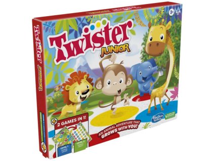 HASBRO HRA Twister Junior 2v1 CZ SK *SPOLEČENSKÉ HRY*