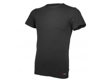 Tričko pánské KR tenké výstřih U Outlast® - černá Velikost: XL