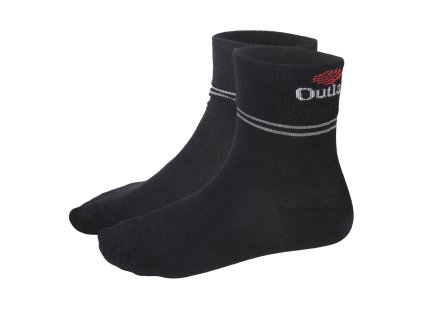 43926 ponozky outlast cerna pruh sedy