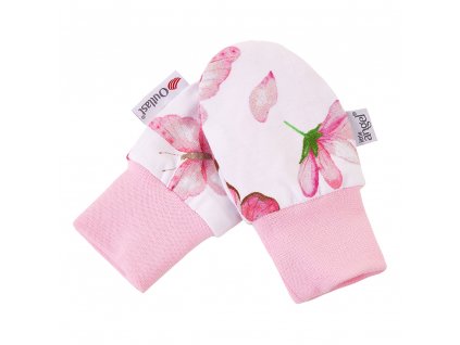 44805 rukavice podsite kojenecke outlast ruzovy motyl ruzova baby