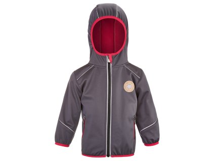 45319 bunda softshell stretch seda ruzova