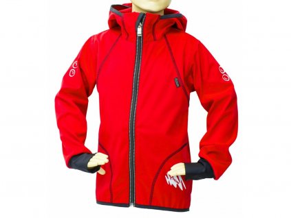 BUNDA LETNÍ SOFTSHELL S MEMBRÁNOU 18000/12000 - ČERVENÁ 2023