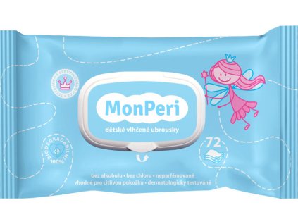 MonPeri Ubrousky vlhčené 72 ks