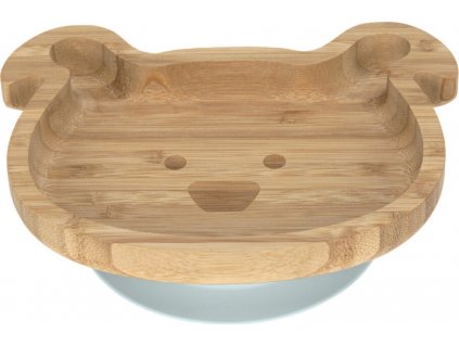 Lässig BABIES Platter Bamboo Wood Chums Dog