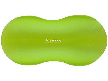 Míč gymnastický Lifefit Nuts zelený 90x45cm balon rehabilitační do 200kg