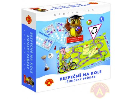 ALEXANDER Hra Bezpečně na kole - řidičský průkaz *SPOLEČENSKÉ HRY*