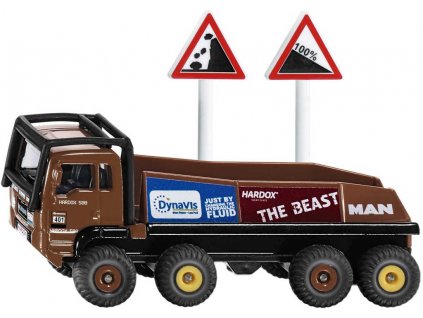 SIKU Auto MAN Truck Trial kovový model set s dopravními značkami 1:87 1686