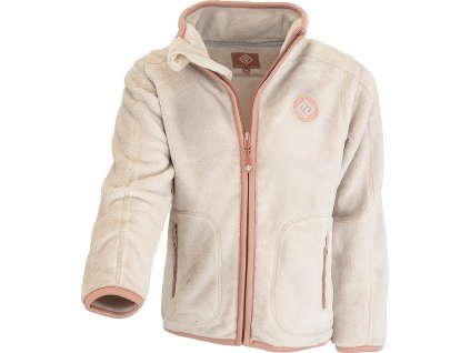 mikina dětská chlupatá se stojáčkem, Pidilidi, PD1139-11, béžová (SizeAge 2/3let, Velikost 86/92)