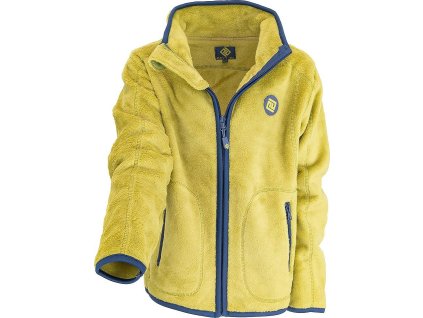 mikina dětská chlupatá se stojáčkem, Pidilidi, PD1139-20, žlutá (SizeAge 2/3let, Velikost 86/92)