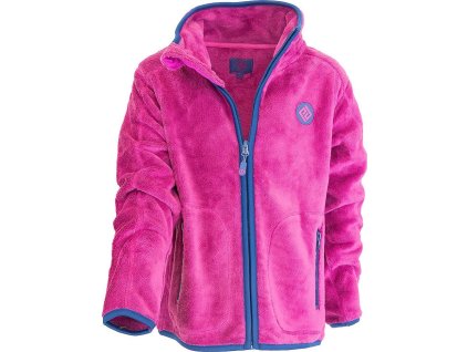 mikina dívčí chlupatá se stojáčkem, Pidilidi, PD1139-07, fuchsia (SizeAge 2/3let, Velikost 86/92)