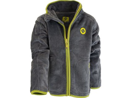 mikina dětská chlupatá se stojáčkem, Pidilidi, PD1139-09, šedá (SizeAge 2/3let, Velikost 86/92)