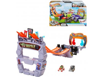 MATTEL HOT WHEELS STAR WARS Racerverse set závodní dráha + 2 autíčka