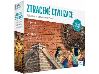 ALBI Science Ztracené civilizace Tajemství stavitelů pyramid v krabici