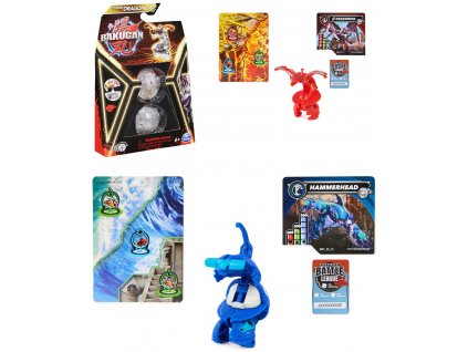 SPIN MASTER Bakugan základní s6 set bojovník s doplňky 7 druhů