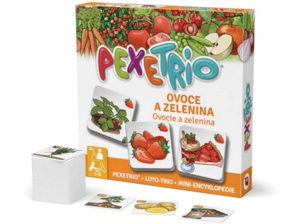 EFKO Hra Pexetrio Ovoce a zelenina 36 dílků *SPOLEČENSKÉ HRY*