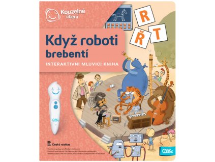 ALBI Kouzelné čtení Kniha interaktivní Když roboti brebentí