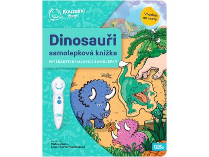 ALBI Kouzelné čtení Samolepková knížka interaktivní Dinosauři